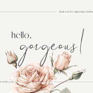 Vintage French Rose Clipart: Zestaw retro kwiatowy PNG (pobieranie cyfrowe) zdjęcie 7