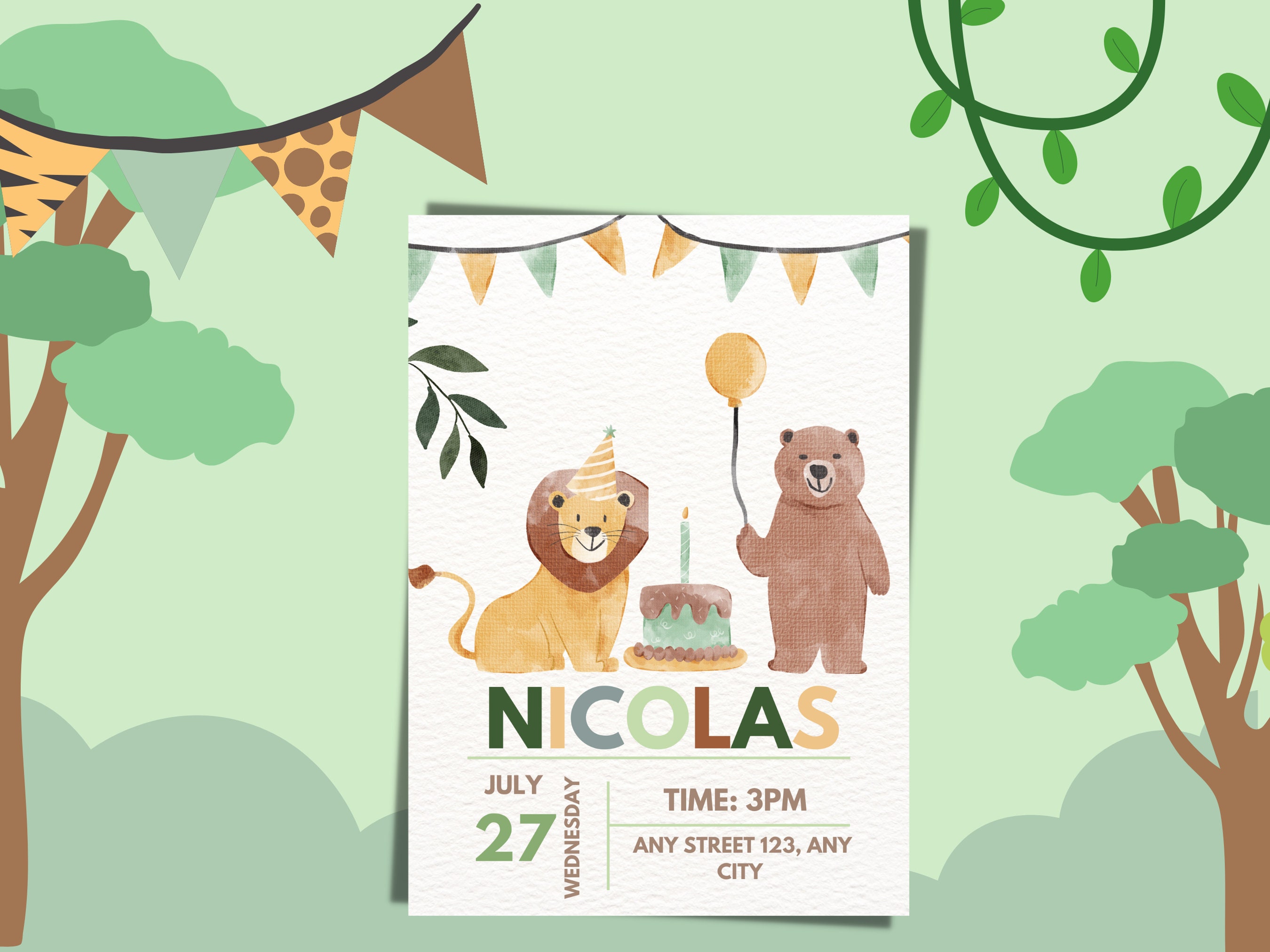 Party Invitation Template Printable Shopdigitalinvites Etsy Party Invitation Template Printable Shopdigitalinvites Etsy