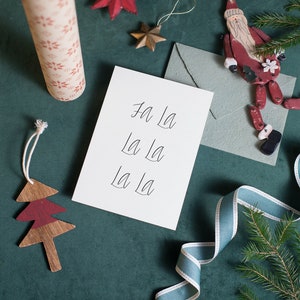 FaLaLa Digital Download, FaLaLa Printable, Christmas Gallery Wall, Xmas Printable, Christmas Wall Printable, Wall Digital Art, Printable Art