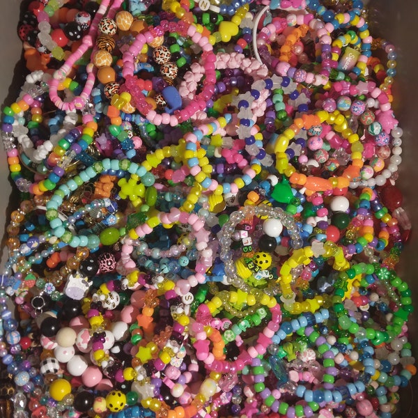 Mystery Bracelets,Festival Jewelry,Kandie Jewelry,Rave,Kidcore,90s Bracelets,Random Bracelets,Sweet,Cute,Vibes,Party,Kawaii,Fairykei,
