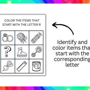 Letter of the Week Printable, Kindergarten Worksheet, Alphabet Tracing ...