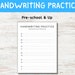 Handwriting Practice Sheets, Handwriting for Kids and Adults, Kids