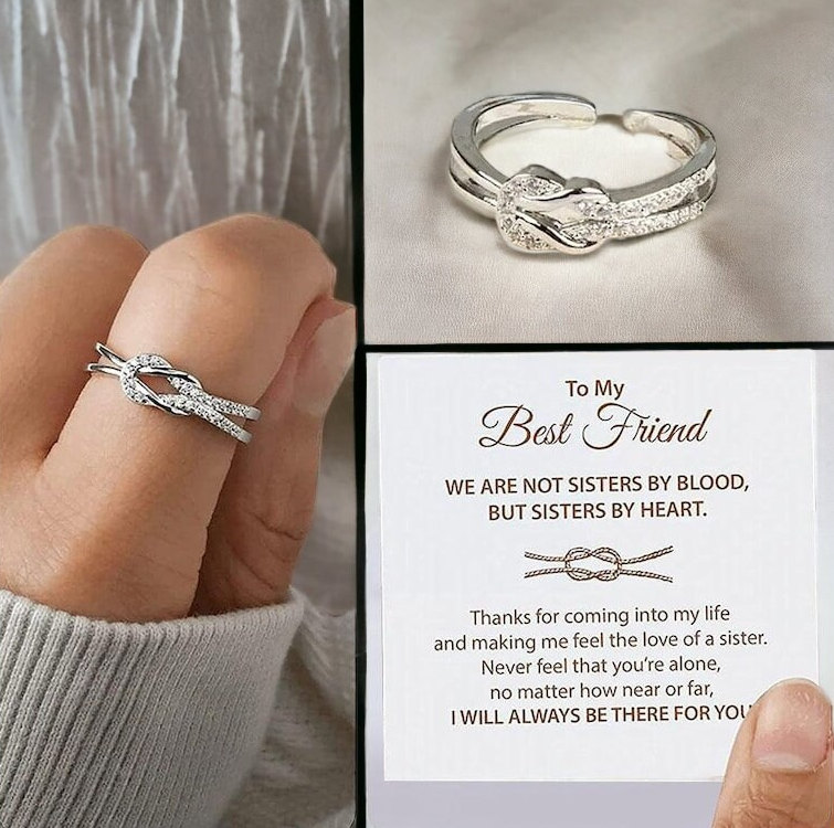 Evil Eye Ring Best Friend Rings Birthday Gift for Her Bffs 
