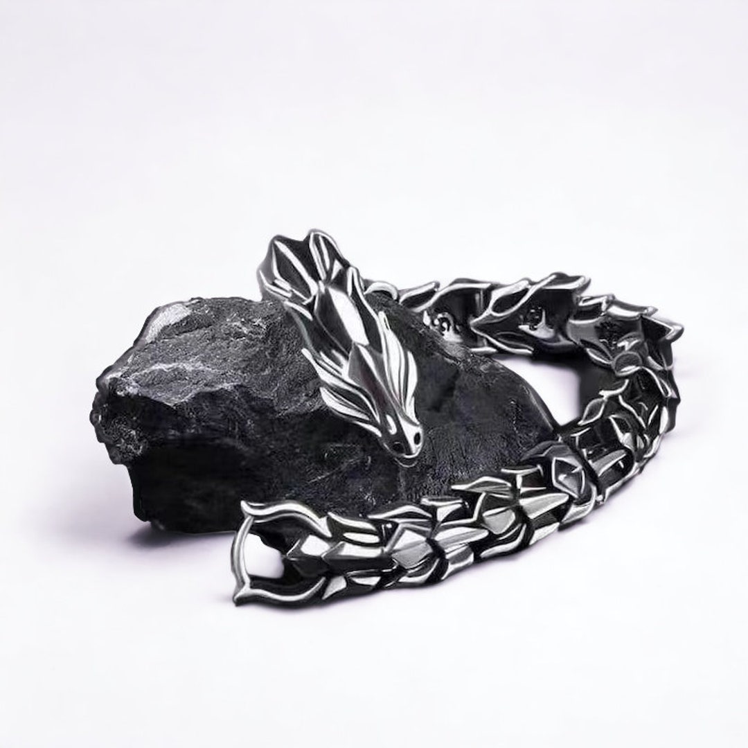 Dragon Bracelet Silver Dragon Bracelet Gold Dragon Bracelet Never Fade