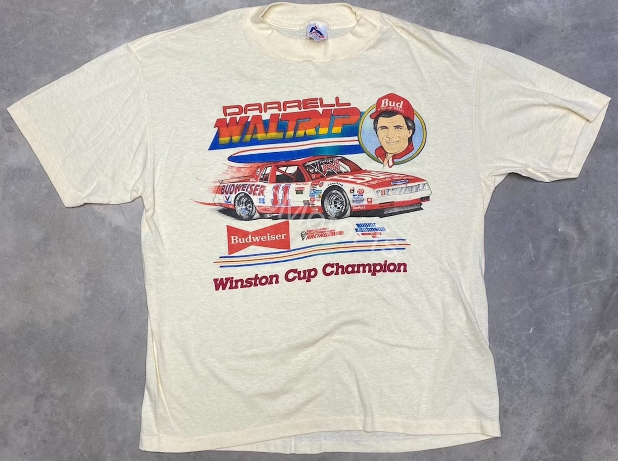 80s Style Darrell Waltrip Legend Retro Nascar Car Racing shirt - Kingteeshop
