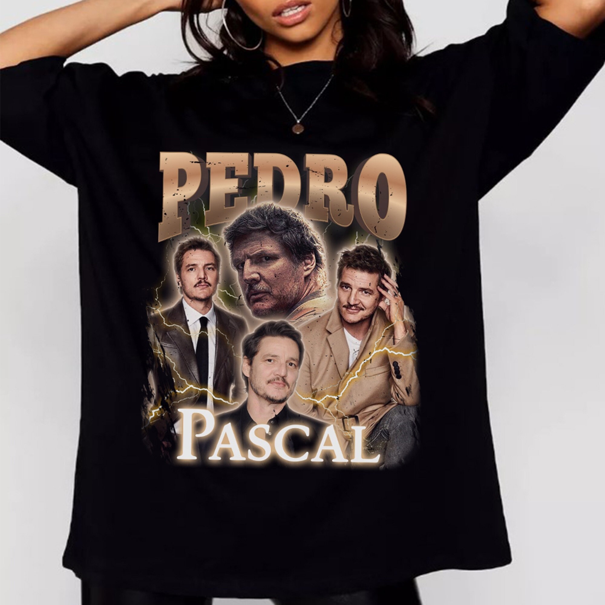PEDRO PASCAL Shirt Actor Pedro Pascal Shirt Retro 90s Javier Etsy