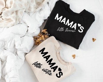 Personalised baby/kids sweatshirt, Mothers Day Gift, Mama Mini, Name Jumper - MOTHERS DAY - little terror