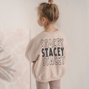 Personalised baby/kids sweatshirt - REPEAT NAME