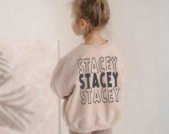 Personalised baby/kids sweatshirt - REPEAT NAME