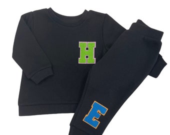 Personalised Baby/Kids Chenille Tracksuit, Embroidered Tracksuit, Kids Sweatshirt, Baby Sweatpants - CHENILLE TRACKSUIT