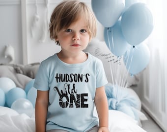 Personalised Baby/Kids First Bday T-Shirt, 1st Birthday Outfit, Wild One, Onederful Top, Boys Birthday, Girls B'Day - FIRST BIRTHDAY T-SHIRT