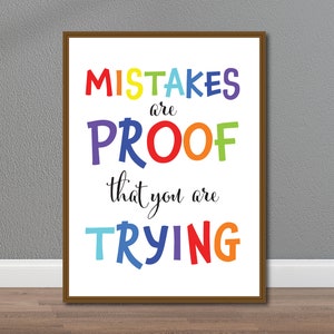 Motivational Poster, Classroom Motivational Poster, Kids Room Wall Art, Playroom Wall Decor, Homeschool Printables, Homeschool Poster, Quote