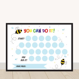 Printable Reward Chart, Potty Training Chart, Boys Sticker Chart ...