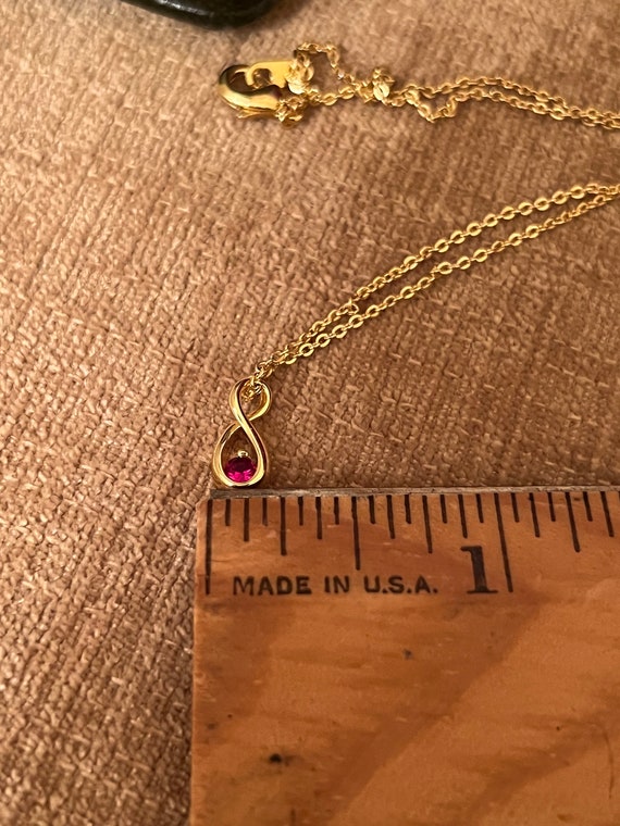 Ruby pendant necklace - image 5