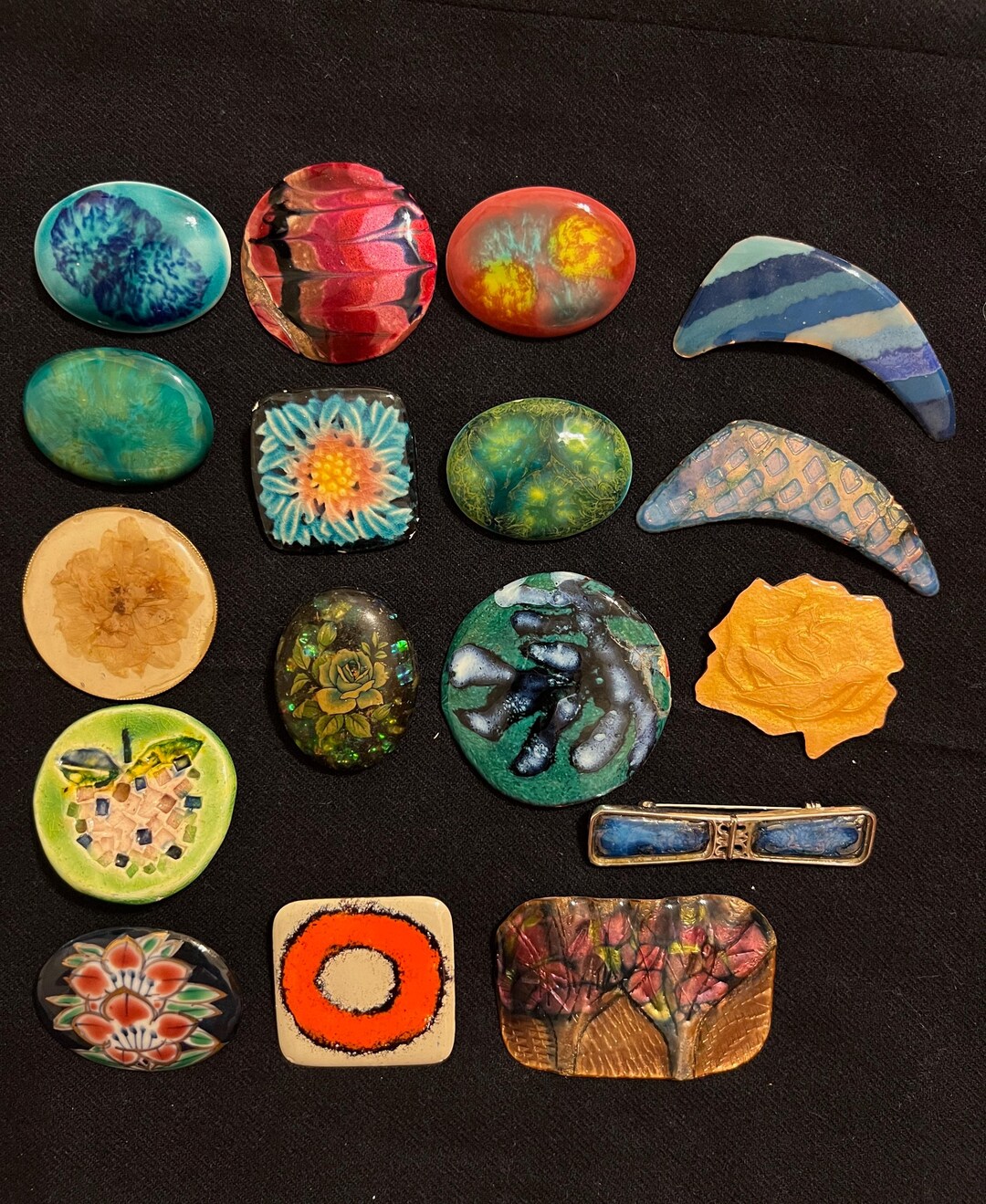 Vintage Brooches, Hand Made Brooch, Japan Brooch Japanese Hand-crafted ...