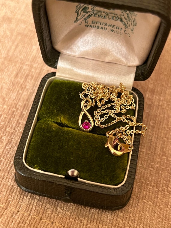 Ruby pendant necklace - image 4