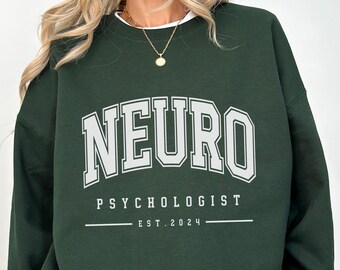 CUSTOM Neuropsychologe Pullover Geschenk für Neuropsychologie Abschluss Geschenk für Neuropsychologe
