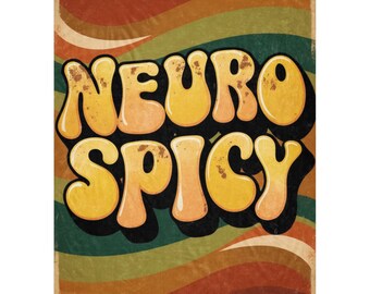 Neuro würzige Decke für Geschenk der Person für Neurovielfalt-Bewusstsein