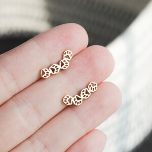 Paw earrings deals