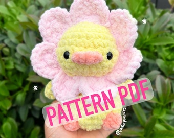 Crochet Flower Chick Pattern!! PDF