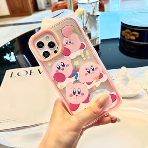 Kirby Kawaii Personajes de dibujos animados Fundas para teléfono iPhone 14 13 12 11 Funda Pro Max iPhone 13 12 mini funda iPhone XR iPhone XS Max Funda iPhone 7 8