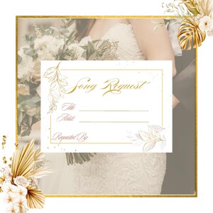 Carte de demande de chanson imprimable BOHO Cartes de demande de mariage de mariage Faire-part de mariage Insertion de carte de danse Demande de chanson Cartes de demande de chanson de mariage