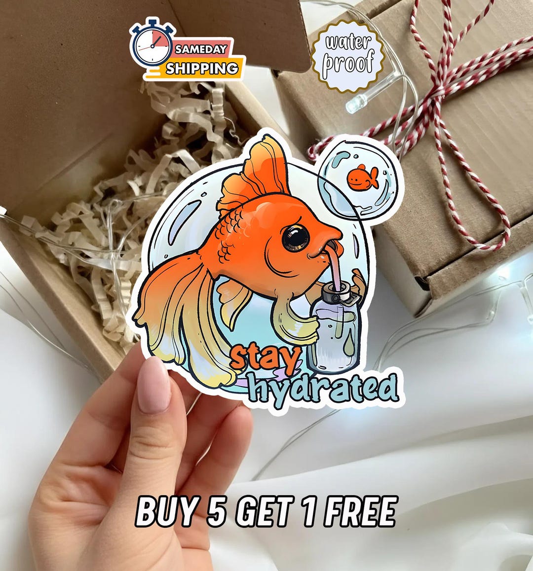Stay Hydrated This is A Threat Sticker, Funny Water Reminder Decal ...