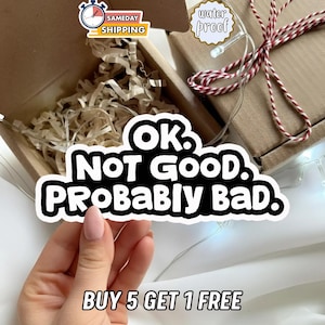 Okay Not Good Probably Bad - Etsy