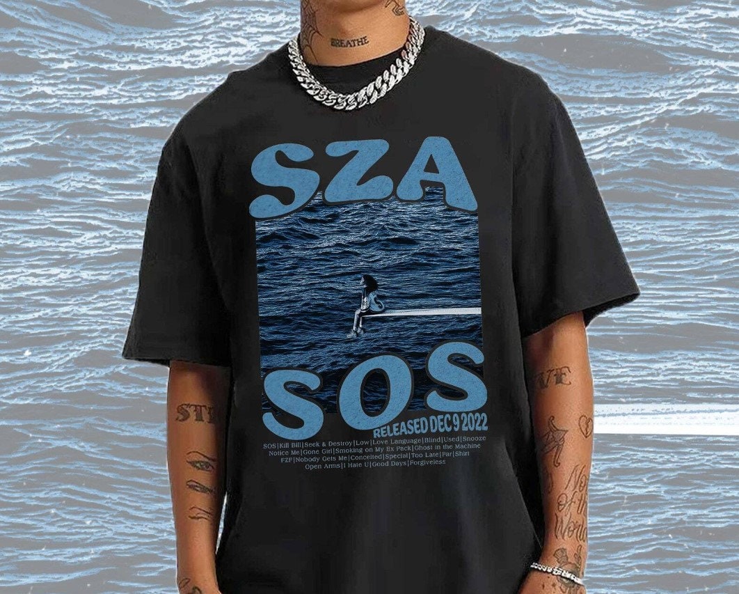 Vintage Sza Sos Shirt, SZA Printed Graphic Tee