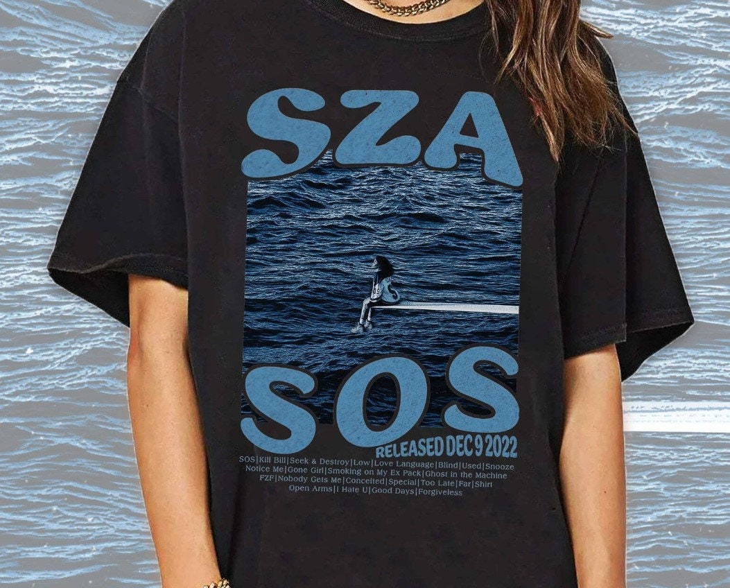 Vintage Sza Sos Shirt, SZA Printed Graphic Tee