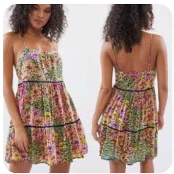 uo honey tiered frock mini dress UO Honey Tiered Frock Mini Dress 59.00 | 
