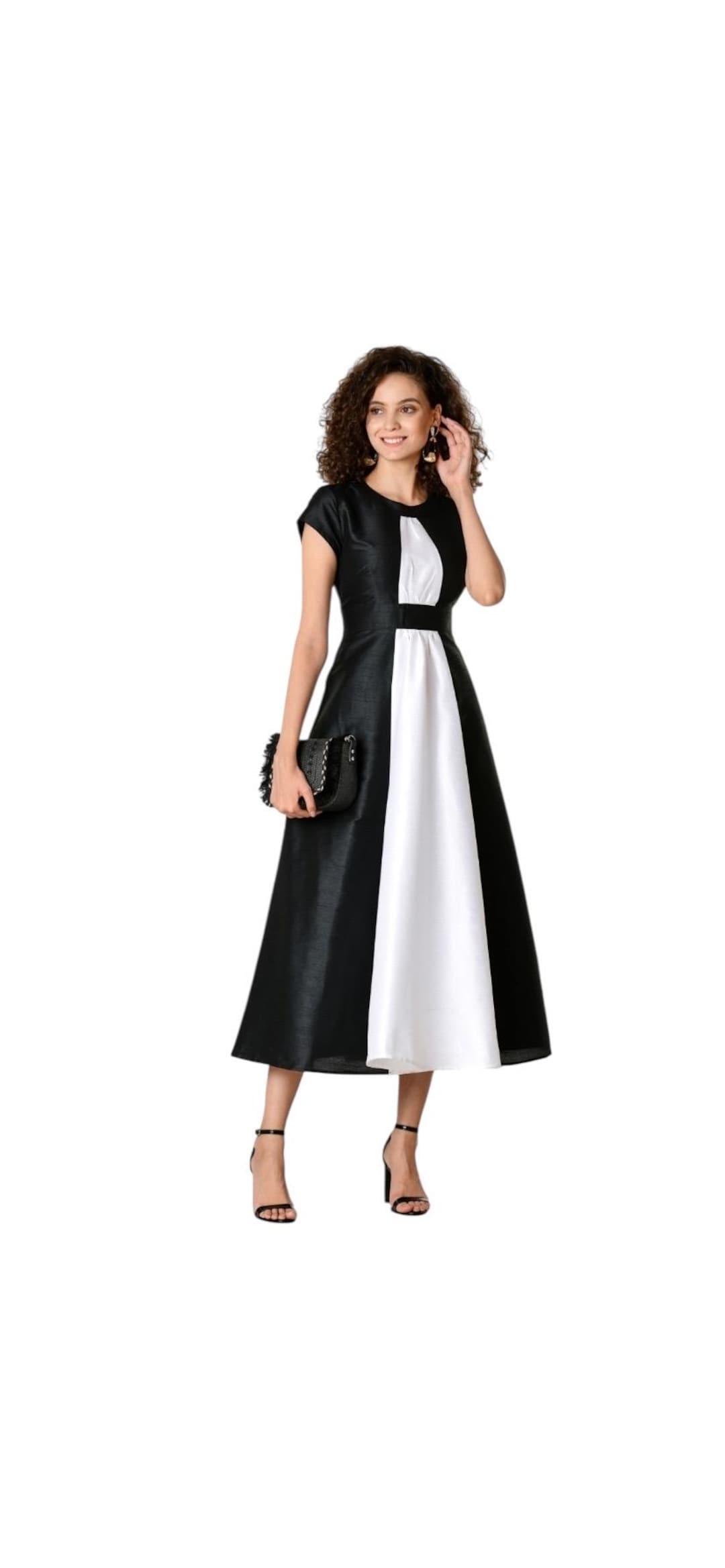 long sleeve off the shoulder white dress Off-Shoulder Sleeves Pleated Sleek Mermaid Wedding Amora A-line Cold Shoulder group_size:petite:petite-three-quarter-sleeve-a-line-dress-l14174p-black May be worn with Size:US 44