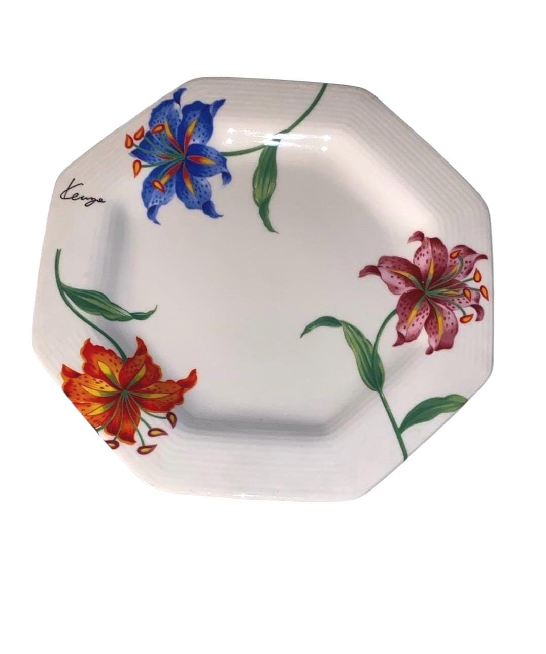 2 Kenzo by Aito Japan Multiple Color Floral Saucers - Etsy