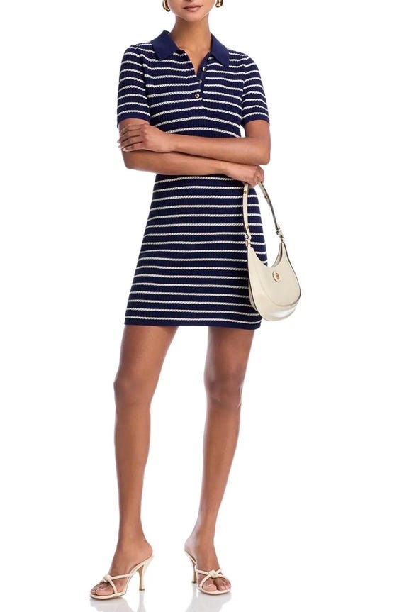 Rag & Bone, Rag & Bone Viola Striped Mini Shirt Dress Size Small