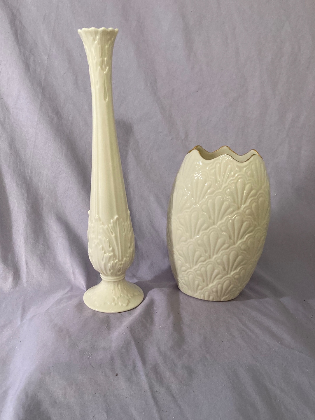 Pair of Vintage Lenox Vases - Etsy