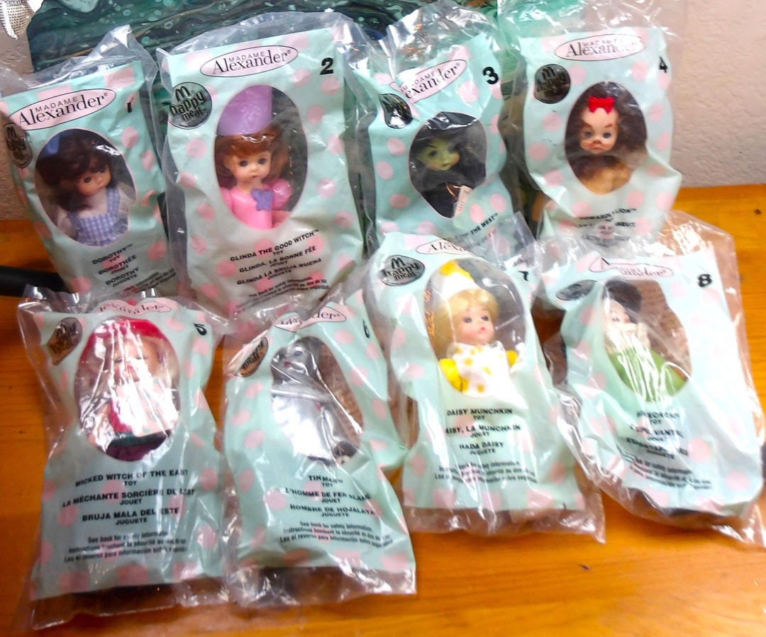 Madame Alexander Wizard of Oz Mcdonald Happy Meal Dolls Still in ...
