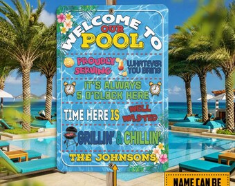 POOL ZINE「SIGH」 Amazon.com: Swimming Pool Closed Sign, 10x14 Inches, Rust