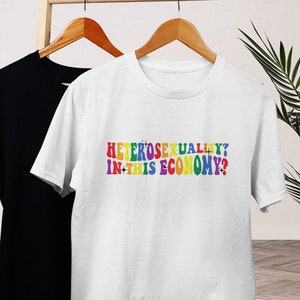 Heterosexuality In This Economy Shirt, Equality Shirt, Pride Month Shirt, Heterosexual Shirt, Gay Pride Gift, Support LGBT People Shirt