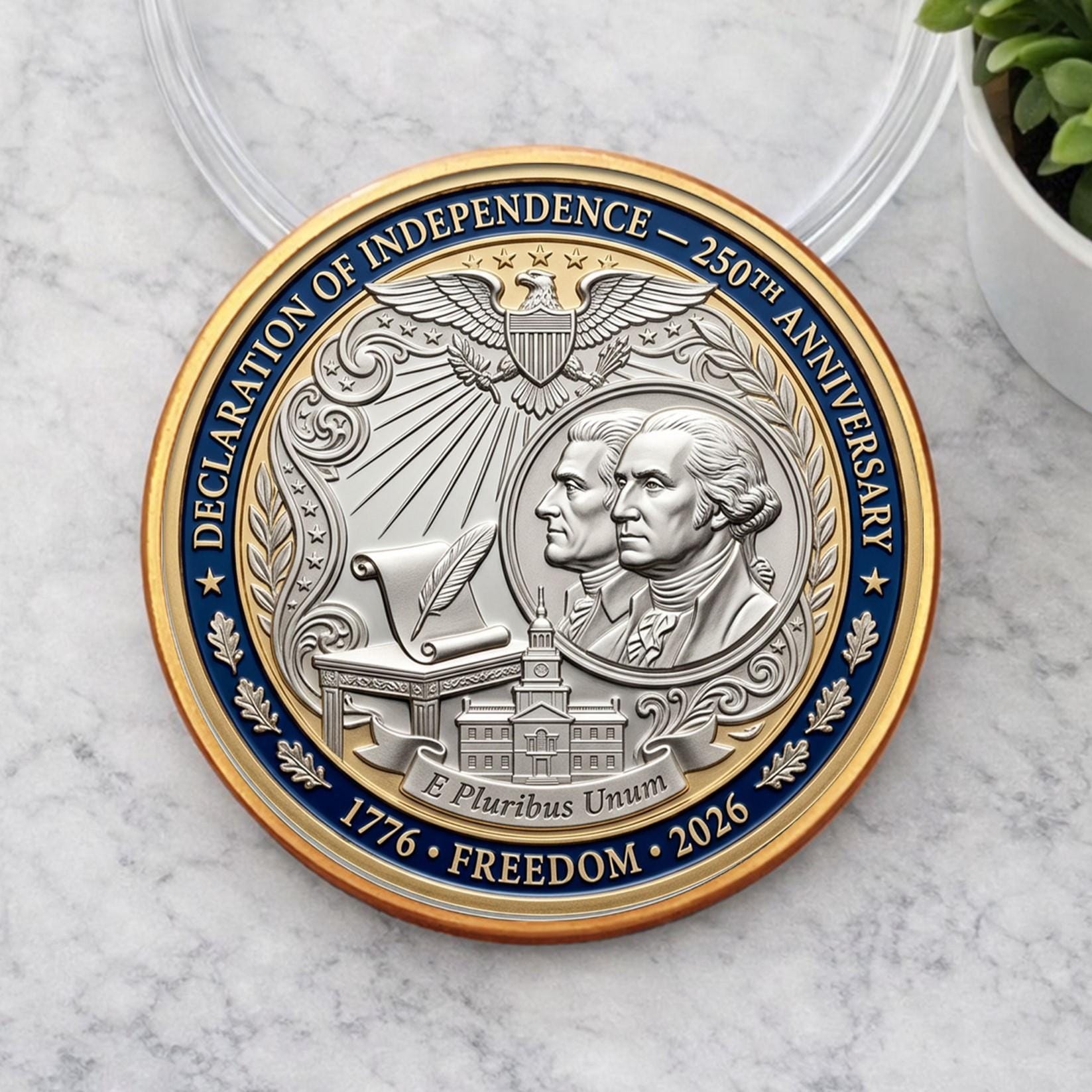 E pluribus unum coin - Etsy 日本