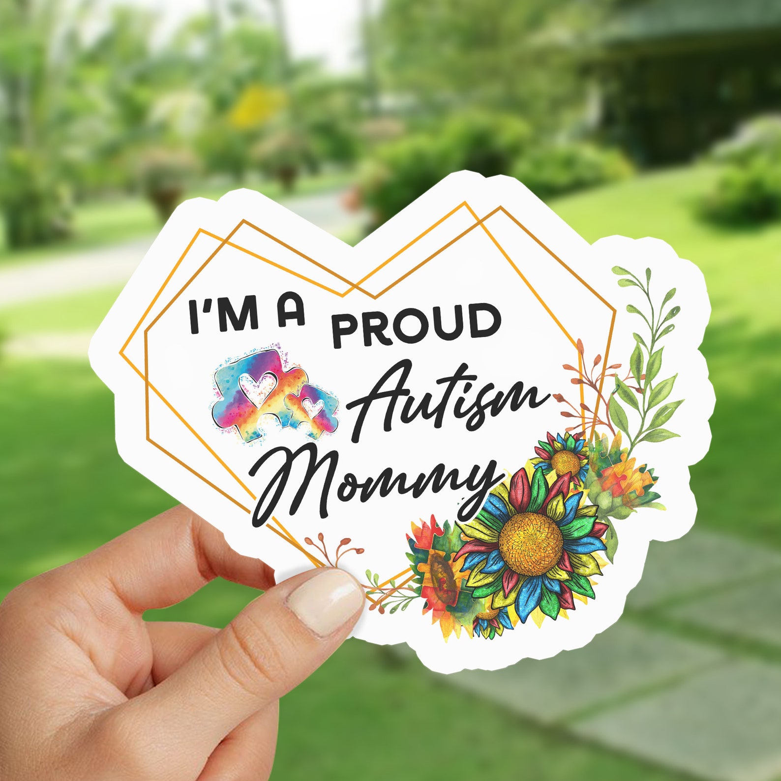 Proud Autism Mommy Decal Autism Awareness Autism Mom Autism Etsy