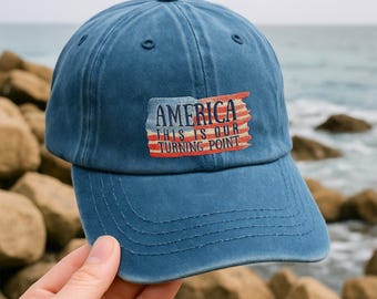This Is The Turning Point Embroidered Hat, Patriotic American Cap, True Patriot Hat, Freedom Hat, Justice for Charlie, USA Pride Accessory