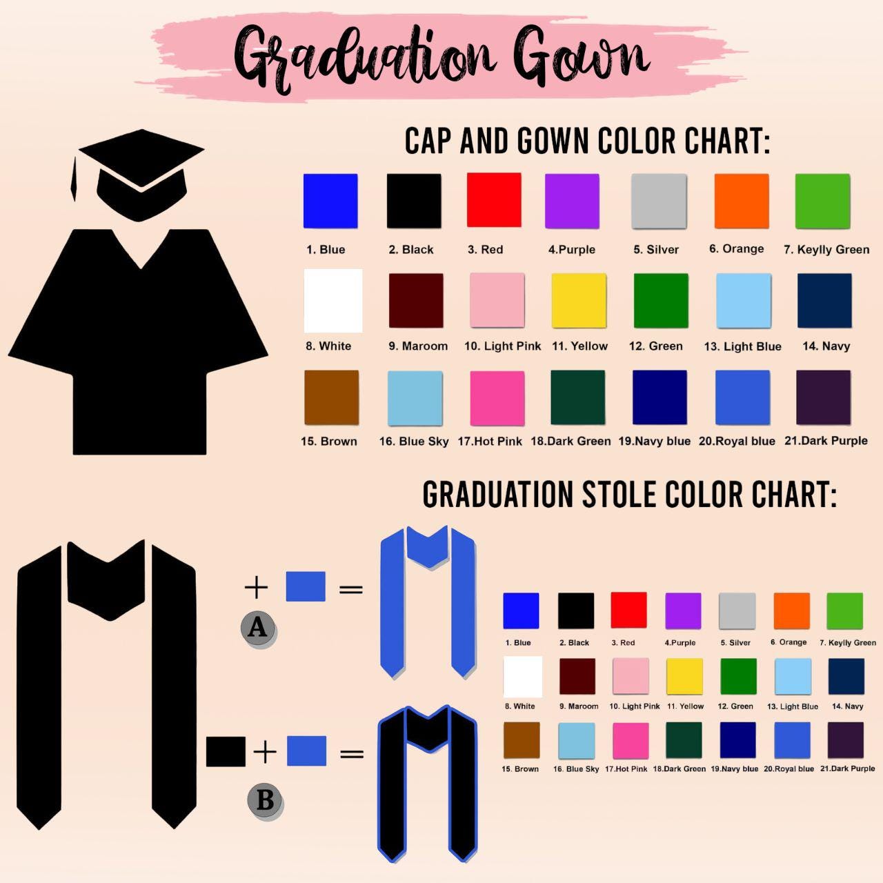 Graduation Complementry Colour Custom Graduation Wooden Ornament, Personalized Graduation Gift for Her ...