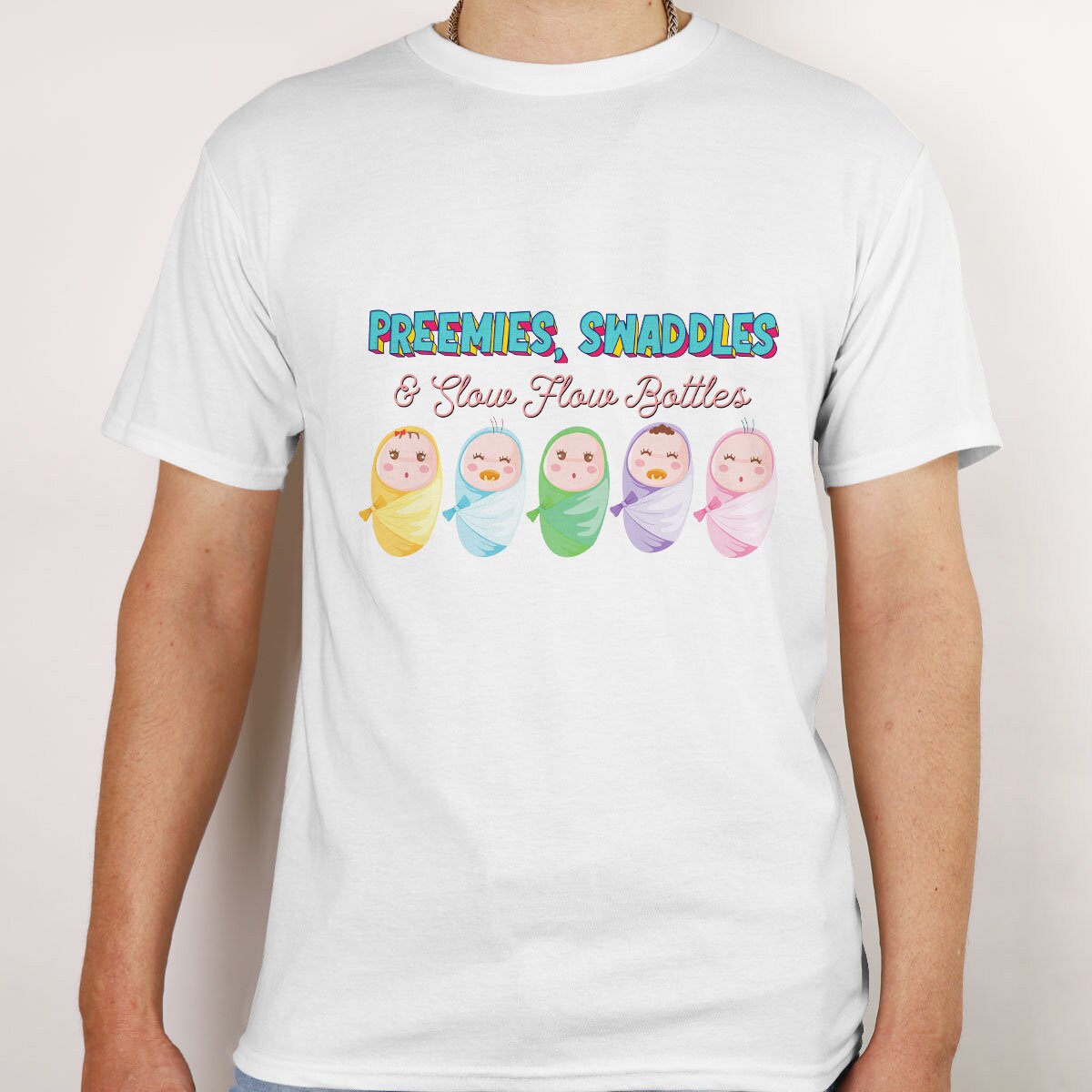 Labor and Delivery Nurse Shirt Preemies Swaddles NICU Nurse Etsy