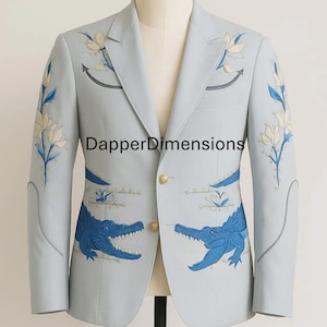 Embroidered Rhinestone Cowboy Suit: Men&#39;s Western Wedding Outfit