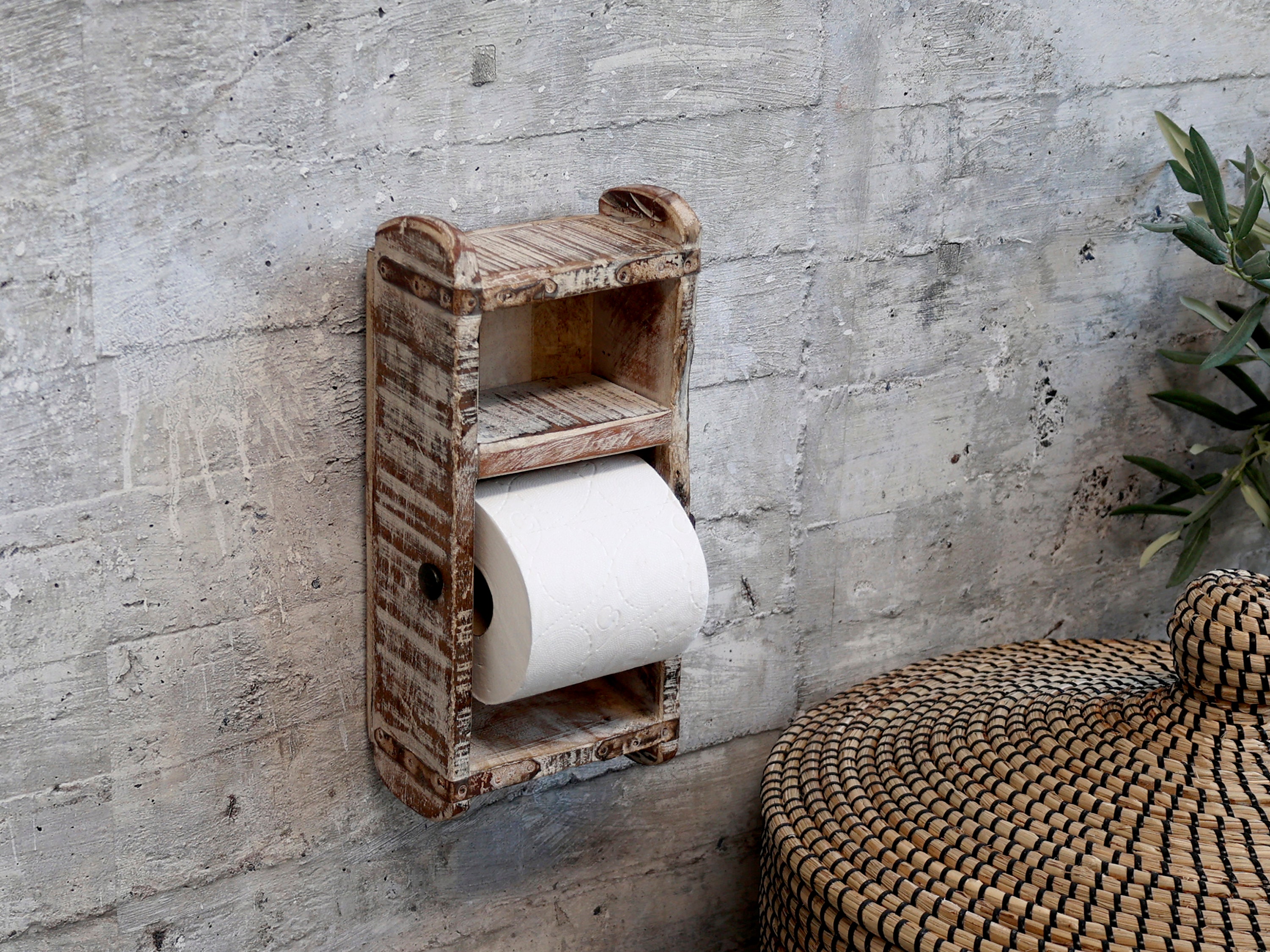 Sharplace Vintage Bronze Toilettenpapierhalter – Aus Messing, Wasserdicht & Einfach Zu Montieren