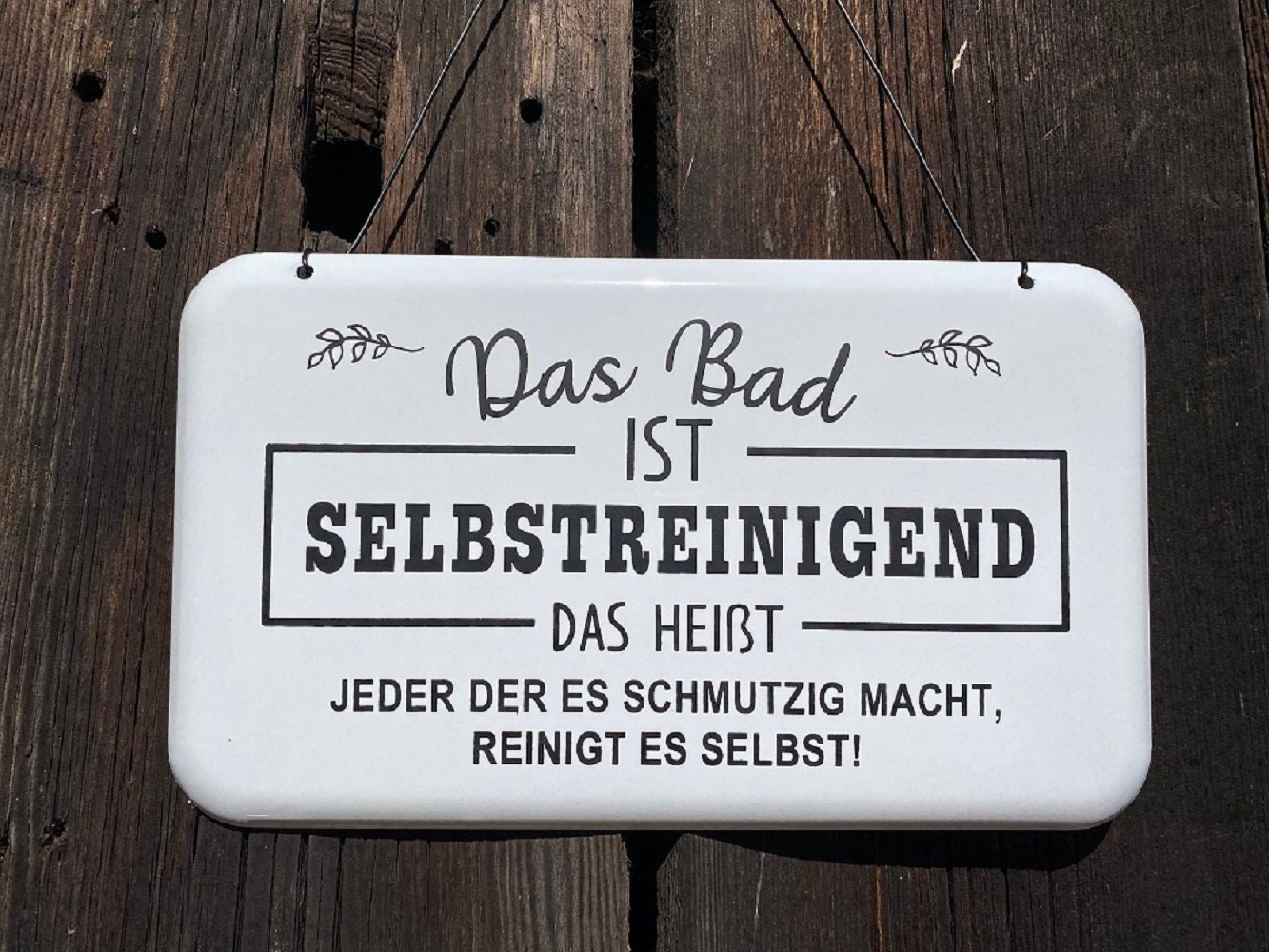 Retro Blechschild „Hahn – Hier Wache Ich“ – 20 X 30 Cm, Metall, Vintage-Design, Mit Aufhängelöchern