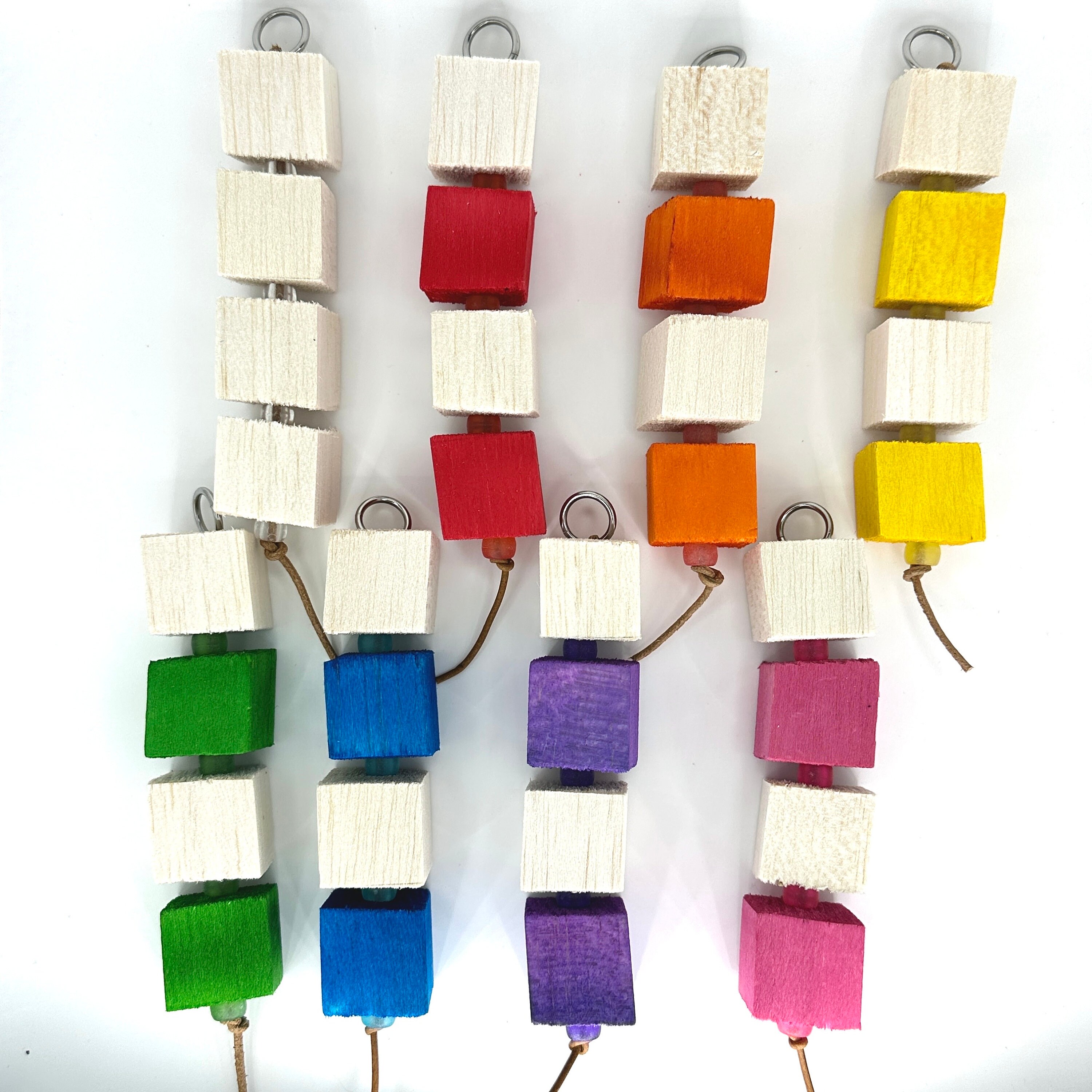 Balsa Quad Stack: Balsa Wood Small Bird & Parrot Toy for Chewing and ...