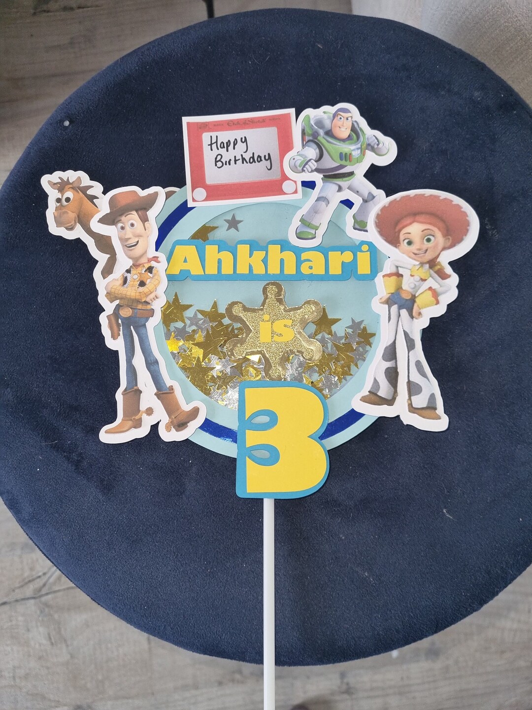 3d Shaker Cake Topper - Etsy