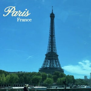 París Francia, te quiero Postal