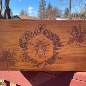 Custom single deep bee box